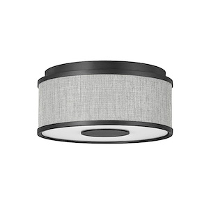 Halo - 34W 2 LED Small Flush Mount in Transitional Style - 13.25 Inches Wide by 6 Inches High - 1032773