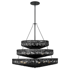 Ophelia - 65W 13 LED Medium Chandelier-30 Inches Tall and 30 Inches Wide - 1295957