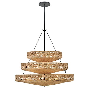Ophelia - 65W 13 LED Medium Pendant-32.25 Inches Tall and 30 Inches Wide - 1278191