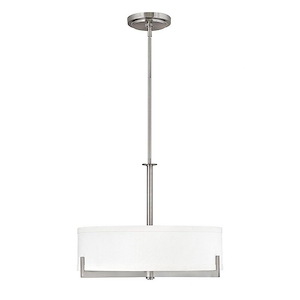 Hayes - 3 Light Medium Drum Chandelier in Transitional Style - 22.25 Inches Wide by 18 Inches High - 820223