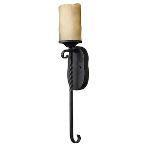 Casa - 1 Light Wall Sconce in Rustic Style - 5 Inches Wide by 24 Inches High