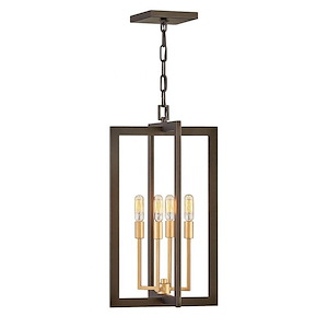 Anders - Four Light Small Chandelier in Transitional Style - 12 Inches Wide by 22.75 Inches High