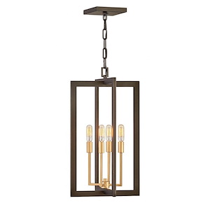 Anders - Four Light Medium Chandelier in Transitional Style - 18 Inches Wide by 28.75 Inches High