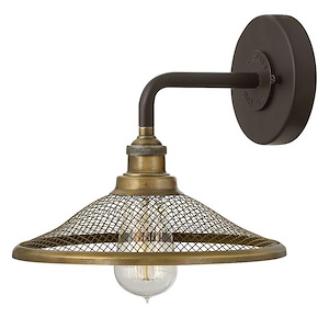 Rigby - 1 Light Wall Sconce in Industrial Style - 10 Inches Wide by 8.5 Inches High