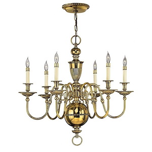 Cambridge - Medium Single Tier Chandelier in Traditional Style - 29 Inches Wide by 26.5 Inches High - 1212928