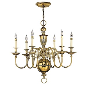 Cambridge - Medium Single Tier Chandelier in Traditional Style - 29 Inches Wide by 26.5 Inches High - 1212928