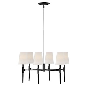 Beaumont - Six Light Medium Pendant in Transitional-Rustic Style - 28 Inches Wide by 16.25 Inches High