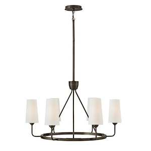 Lewis - 30W 6 LED Medium Pendant In Traditional Style-17.25 Inches Tall and 28.75 Inches Wide - 1278380