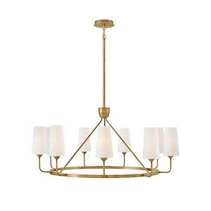 Lewis - 45W 9 LED Medium Pendant In Traditional Style-17.25 Inches Tall and 37.25 Inches Wide - 1278227