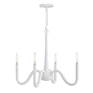 Maris - 20W 4 LED Medium Chandelier In Modern Style-20.5 Inches Tall and 25 Inches Wide