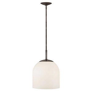 Willa - 10W 1 LED Medium Convertible Pendant In Traditional Style-16.75 Inches Tall and 12 Inches Wide