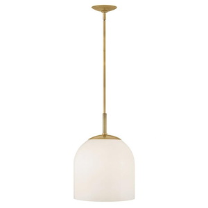 Willa - 10W 1 LED Medium Convertible Pendant In Traditional Style-16.75 Inches Tall and 12 Inches Wide