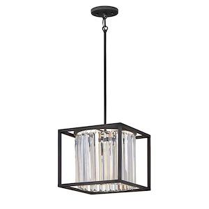 Giada - One Light Medium Pendant in Modern-Glam Style - 12 Inches Wide by 10 Inches High - 1267439
