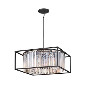 Giada - Eight Light Medium Chandelier in Modern-Glam Style - 24 Inches Wide by 13 Inches High