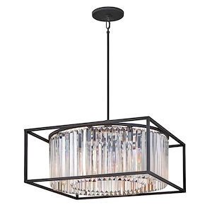 Giada - Eight Light Medium Chandelier in Modern-Glam Style - 24 Inches Wide by 13 Inches High - 1267346