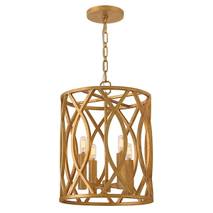 Leona - 6W 4 LED Pendant-18.5 Inch Tall and 14 Inch Wide - 1428732