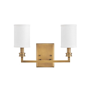 Moore - 10W 2 LED Medium Wall Sconce In Mid-Century Modern Style-10.5 Inches Tall and 15 Inches Wide - 1320222