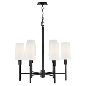 Fenwick - 30W 6 LED Medium Chandelier In Traditional Style-29.75 Inches Tall and 28 Inches Wide - 1320145