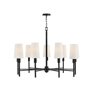 Fenwick - 45W 9 LED Large Chandelier In Traditional Style-29.75 Inches Tall and 42 Inches Wide - 1320146