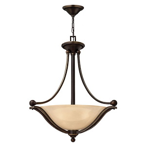 Bolla - 3 Light Large Pendant in Transitional Style - 23.25 Inches Wide by 26.25 Inches High