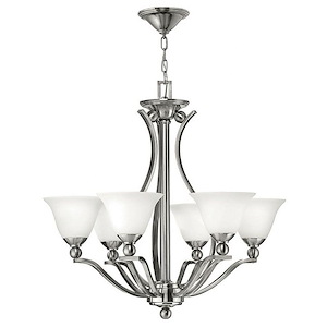 Bolla - 6 Light Large Chandelier in Transitional Style - 29 Inches Wide by 29 Inches High