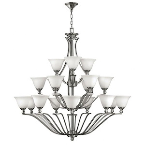 Bolla - 18 Light Extra Large 3-Tier Chandelier in Transitional Style - 48 Inches Wide by 48.5 Inches High - 758771