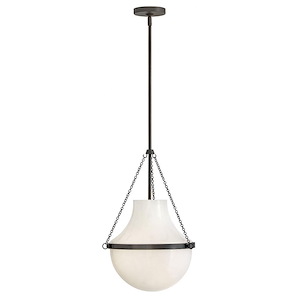 Collins - 12W 1 LED Medium Pendant-20.25 Inches Tall and 15 Inches Wide