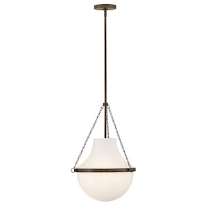 Collins - 12W 1 LED Pendant-20.25 Inch Tall and 15 Inch Wide - 1396899