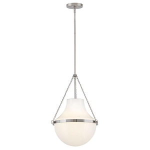 Collins - 12W 1 LED Medium Pendant-20.25 Inch Tall and 15 Inch Wide - 1375171