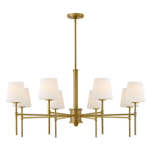 Saunders - 5W 8 LED Chandelier-19.5 Inch Tall and 40 Inch Wide - 1428738