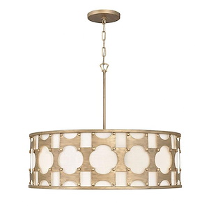 Carter - 6 Light Large Drum Chandelier in Transitional Style - 28.5 Inches Wide by 24 Inches High - 1001452