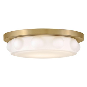 Zoey - 16W LED Flush Mount-3.5 Inch Tall and 14 Inch Wide