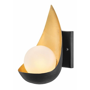Ren - One Light Wall Sconce in Modern-Glam-Scandinavian Style - 5.5 Inches Wide by 9.75 Inches High