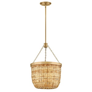 Sanibel - 10W 3 LED Convertible Pendant-22.5 Inch Tall and 16 Inch Wide - 1378257