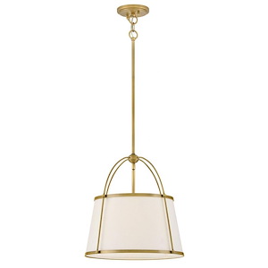 Clarke - 12W 1 LED Large Pendant-16.25 Inches Tall and 16.25 Inches Wide