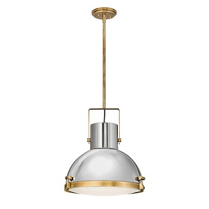 Nautique - 1 Light Large Pendant in Coastal-Industrial Style - 18 Inches Wide by 51.63 Inches High - 925759