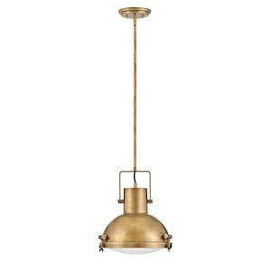 Nautique - 1 Light Medium Pendant in Coastal-Industrial Style - 13 Inches Wide by 47 Inches High