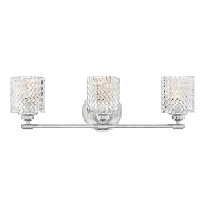 Elle - 3 Light Bath Vanity in Traditional Style - 24 Inches Wide by 7.5 Inches High - 1024378