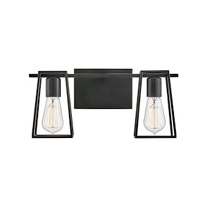Filmore - 28W 2 LED Bath Vanity In Industrial Style-7.5 Inches Tall and 16 Inches Wide