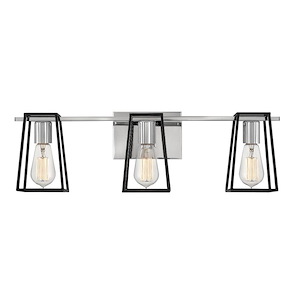 Filmore - 3 Light Bath Vanity in Transitional and Industrial Style - 24 Inches Wide by 7.5 Inches High - 820169