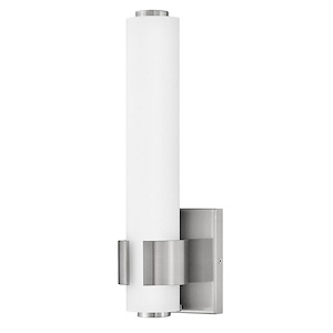 Aiden - 20W LED Small Wall Sconce In Modern Style-13.5 Inches Tall and 4.75 Inches Wide