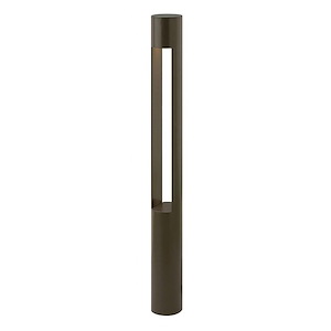Atlantis - 120V 8W LED Round Large Bollard - 3 Inches Wide by 30 Inches High - 755703