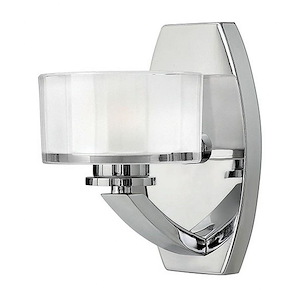 Meridian - 1 Light Bath Vanity in Transitional Style - 5 Inches Wide by 8 Inches High - 193215