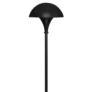 Line Voltage Path - 1 Light 120V Line Voltage Mushroom Path Light - 9.5 Inches Wide by 26 Inches High