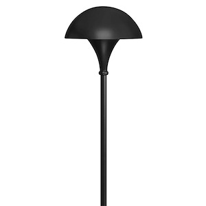 Line Voltage Path - 1 Light 120V Line Voltage Mushroom Path Light - 9.5 Inches Wide by 26 Inches High - 869334