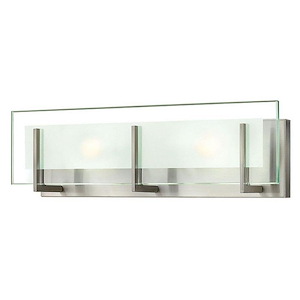 Latitude - 2 Light Bath Vanity in Transitional and Modern Style - 18 Inches Wide by 5.75 Inches High - 1024423