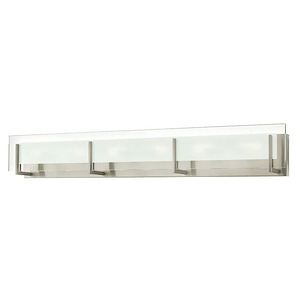 Latitude - 6 Light Bath Vanity in Transitional and Modern Style - 37.5 Inches Wide by 5.75 Inches High