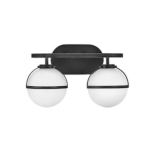 Hollis - 10W 2 LED Bath Vanity in Transitional and Mid-Century Modern and Scandinavian Style - 15 Inches Wide by 9.25 Inches High