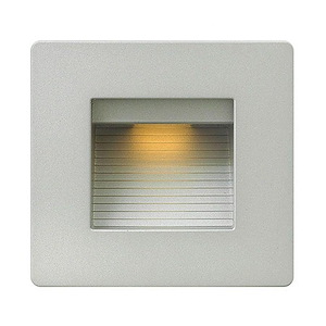 Luna - 120V 4W LED Horizontal Double Gang Step Light - 4.75 Inches Wide by 4.5 Inches High