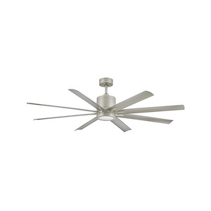 Vantage - 66 Inch 8 Blade Ceiling Fan with Light Kit